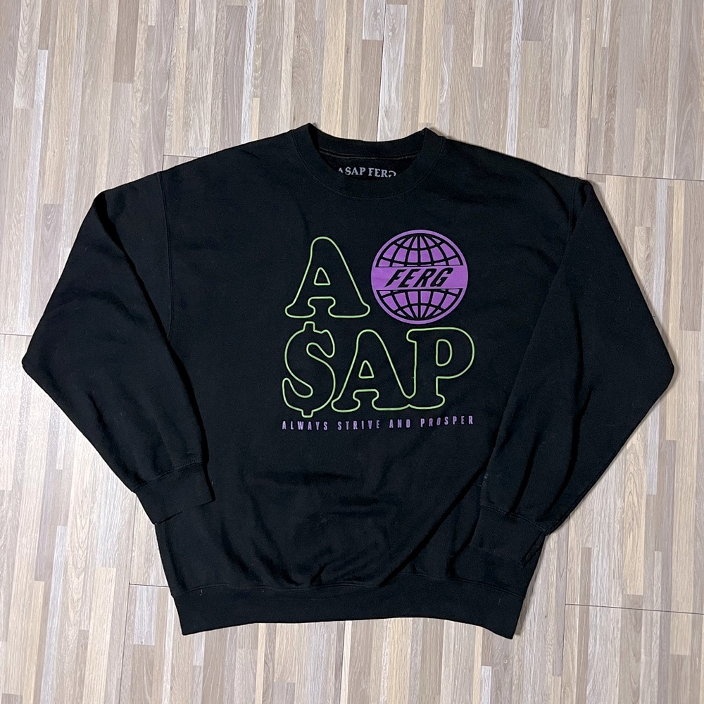 ASAP Ferg Goodie Two Sleeves Hip Hop Rap Pullover Crewneck Sweatshirt M/L
